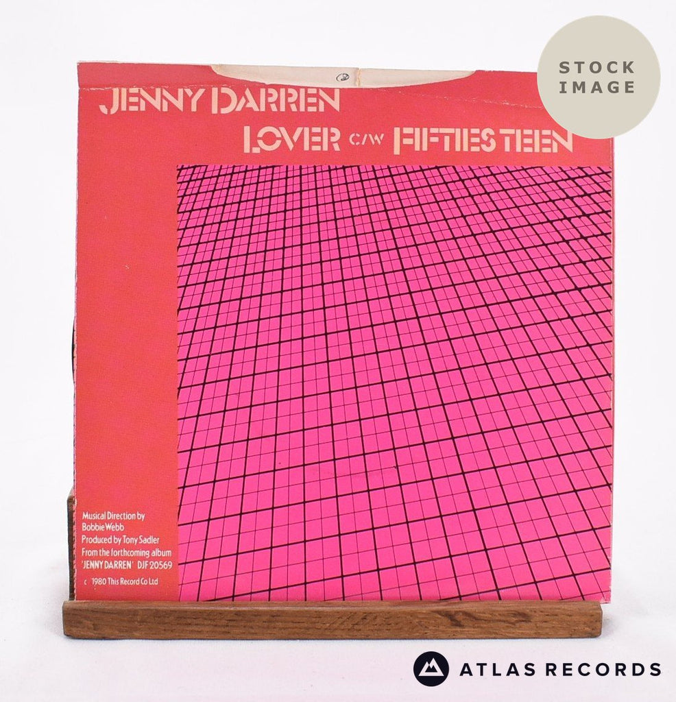 Jenny Darren Lover 1975 Vinyl Record - Reverse Of Sleeve