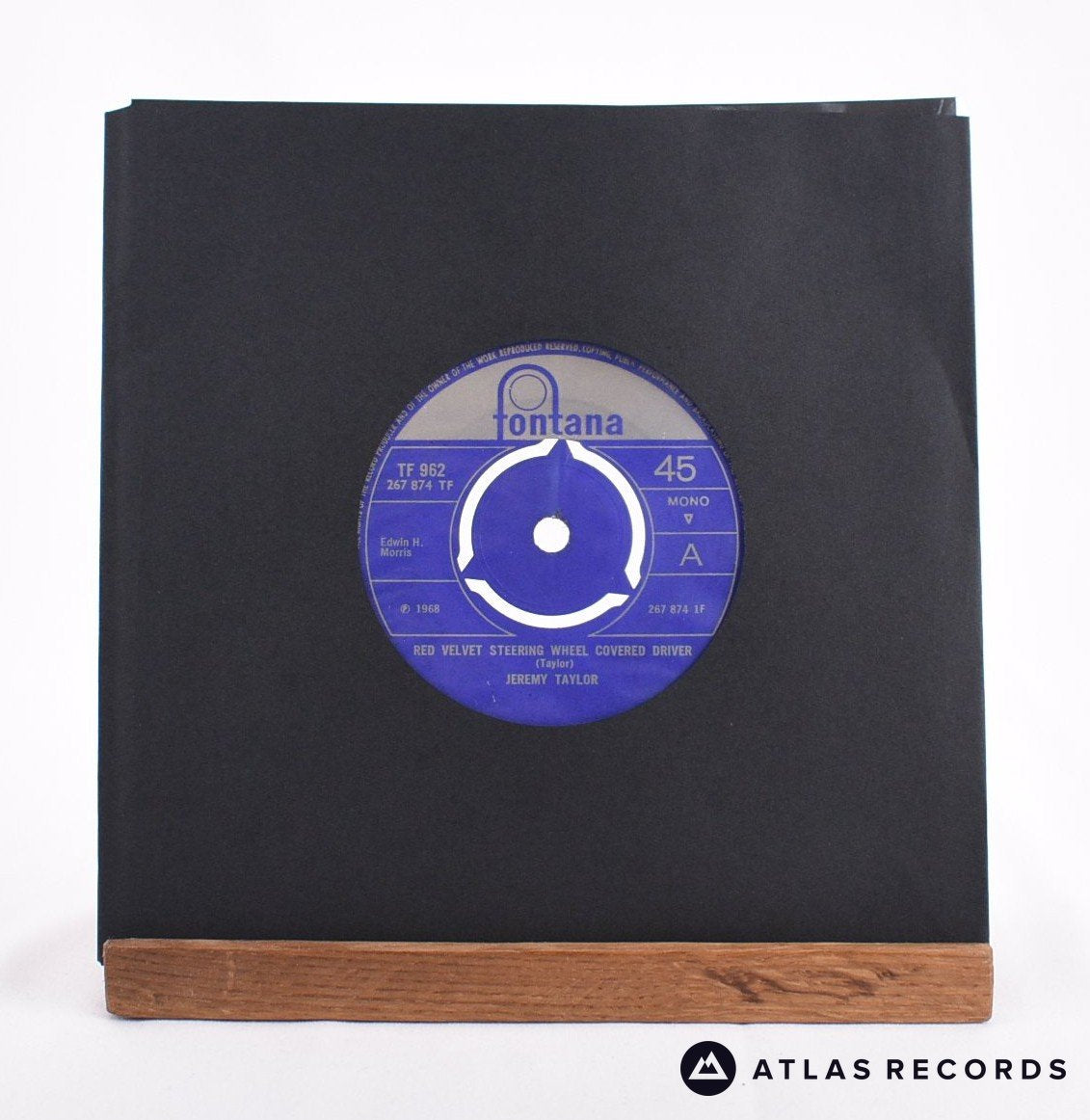 Jeremy Taylor Red Velvet Steering Wheel Covered Driver / Nasty Spider 7" Vinyl Record - In Sleeve