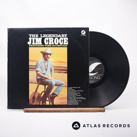 Jim Croce The Legendary Jim Croce LP Vinyl Record - Front Cover & Record