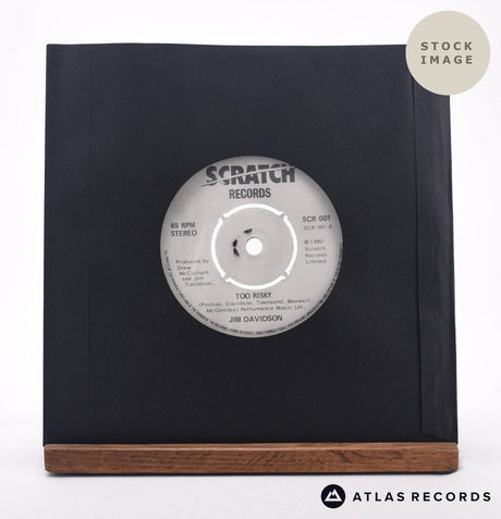 Jim Davidson White Christmas 7" Vinyl Record - Reverse Of Sleeve