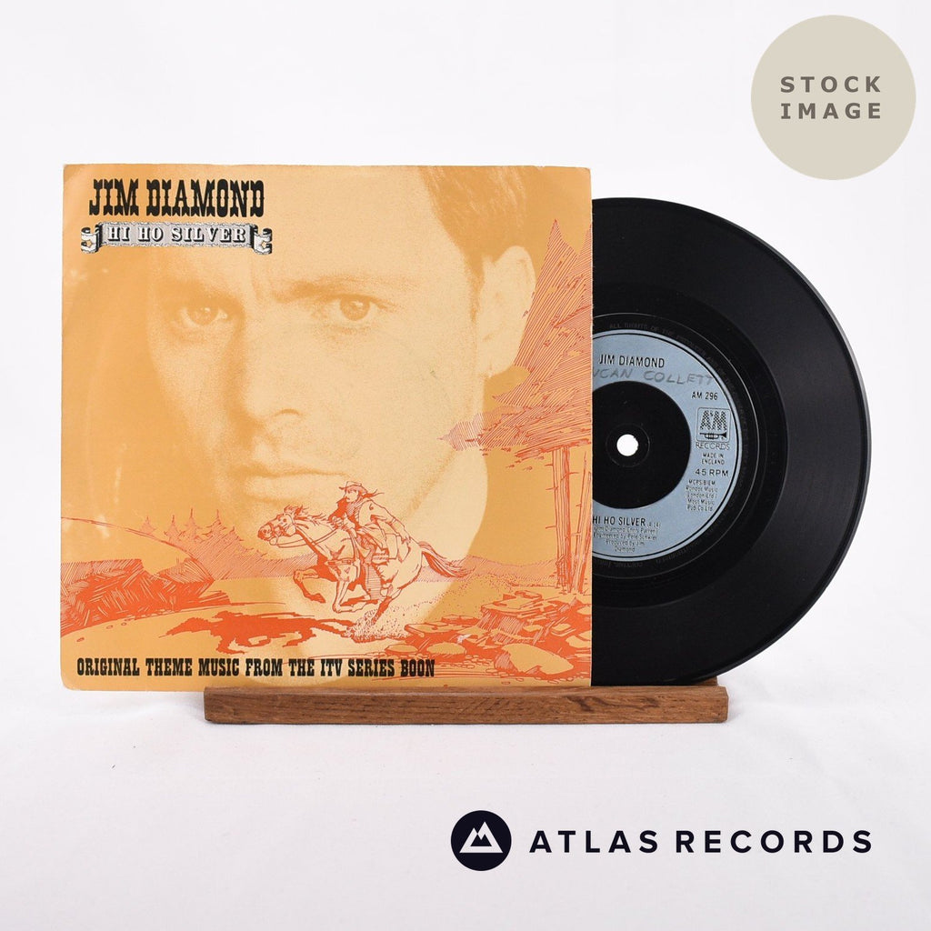 Jim Diamond Hi Ho Silver Vinyl Record - Sleeve & Record Side-By-Side