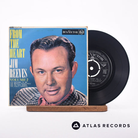 Jim Reeves From The Heart Vol. 2 7" Vinyl Record - Front Cover & Record