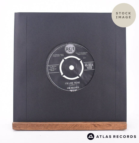Jim Reeves Whispering Hope 7" Vinyl Record - Reverse Of Sleeve