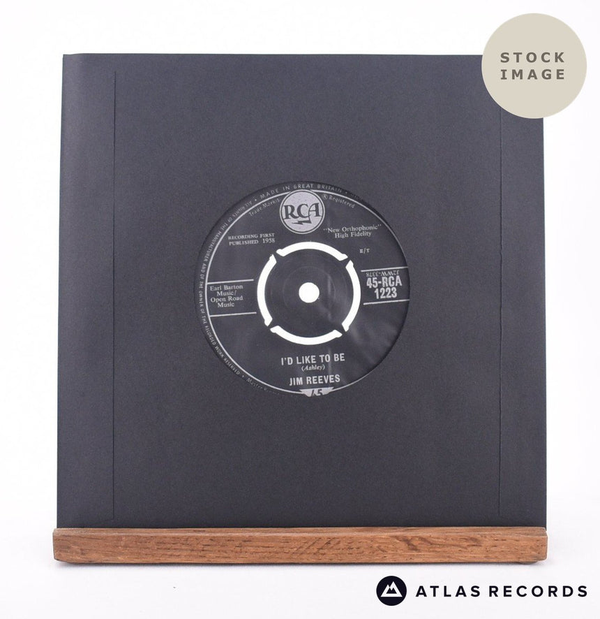 Jim Reeves Whispering Hope 7" Vinyl Record - Reverse Of Sleeve