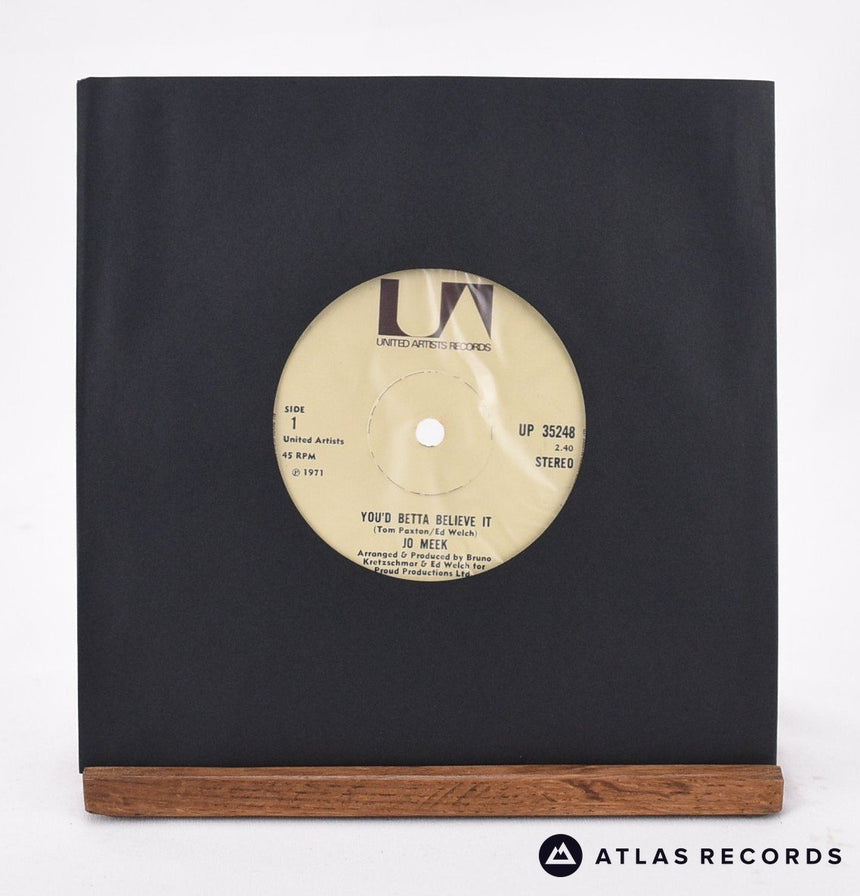 Jo Meek You'd Better Believe It 7" Vinyl Record - In Sleeve