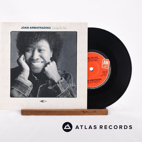 Joan Armatrading Living For You 7" Vinyl Record - Front Cover & Record