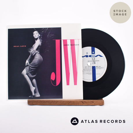 Jody Watley Real Love 7" Vinyl Record - Sleeve & Record Side-By-Side