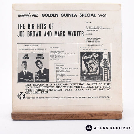 Joe Brown - The Big Hits Of Joe Brown And Mark Wynter - 7" EP Vinyl Record - VG+/VG+