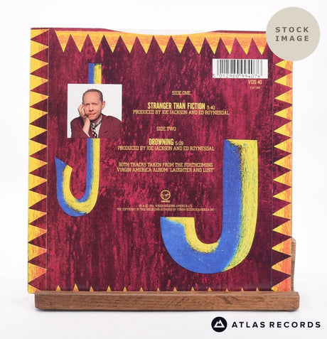 Joe Jackson Stranger Than Fiction 7" Vinyl Record - Reverse Of Sleeve