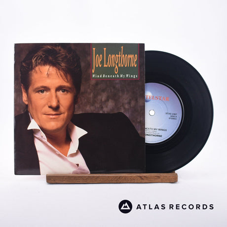 Joe Longthorne Wind Beneath My Wings 7" Vinyl Record - Front Cover & Record