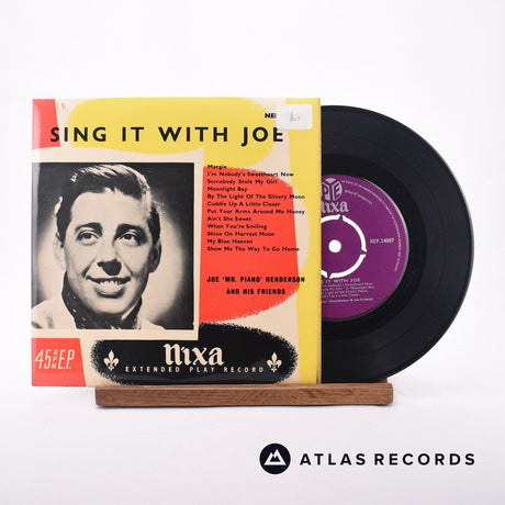 Joe 'Mr Piano' Henderson And His Friends Sing It With Joe 7" Vinyl Record - Front Cover & Record