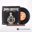 John Christie Always Be Your Valentine 7" Vinyl Record - Front Cover & Record