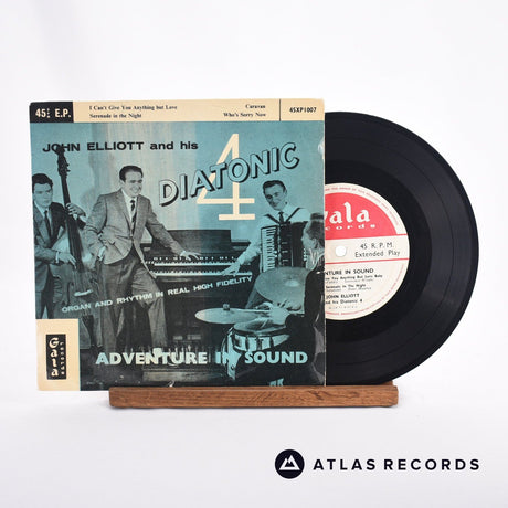 John Elliott And His Diatonic Four Adventure In Sound 7" Vinyl Record - Front Cover & Record