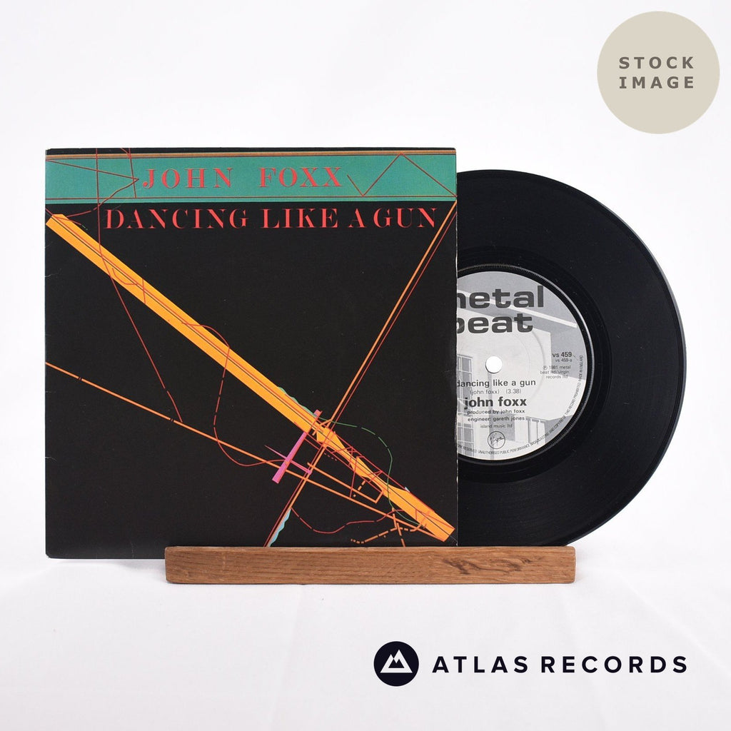 John Foxx Dancing Like A Gun 1985 Vinyl Record - Sleeve & Record Side-By-Side