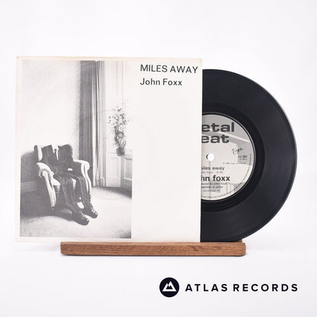 John Foxx Miles Away 7" Vinyl Record - Front Cover & Record