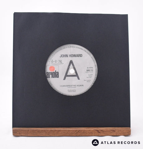 John Howard I Can Breathe Again 7" Vinyl Record - In Sleeve