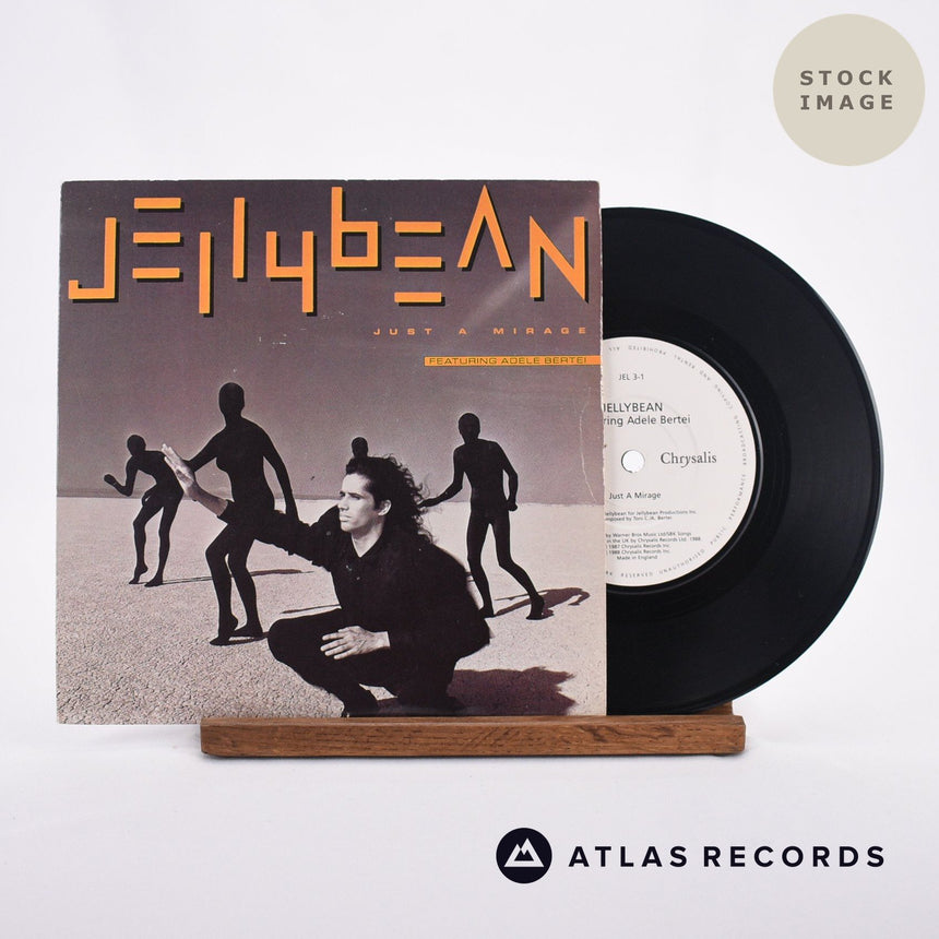 John "Jellybean" Benitez Just A Mirage Vinyl Record - Sleeve & Record Side-By-Side