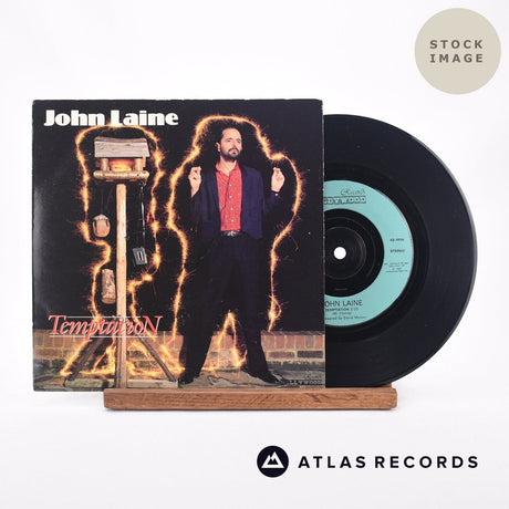John Laine Temptation 7" Vinyl Record - Sleeve & Record Side-By-Side