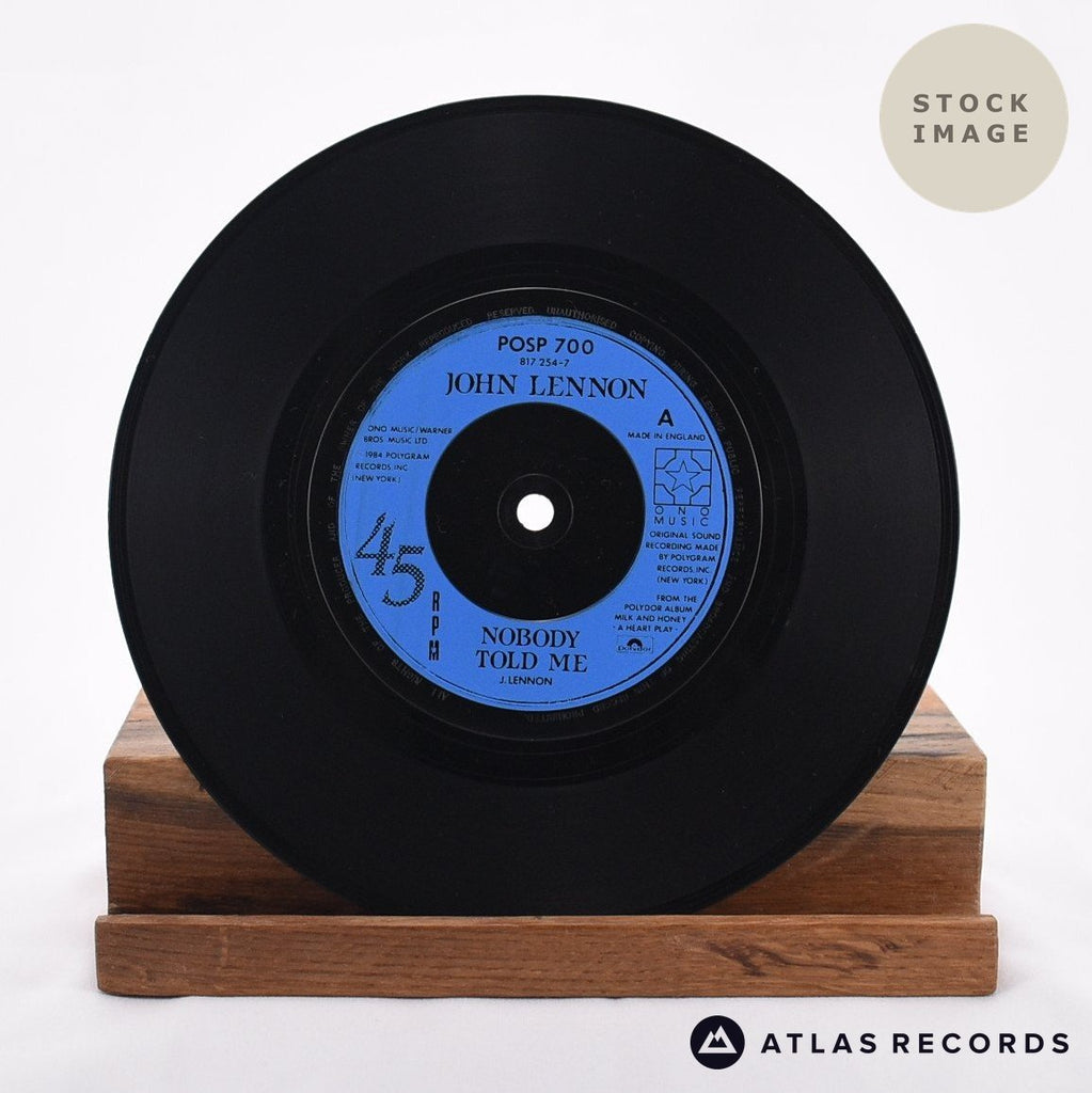 John Lennon Nobody Told Me Vinyl Record - Record A Side