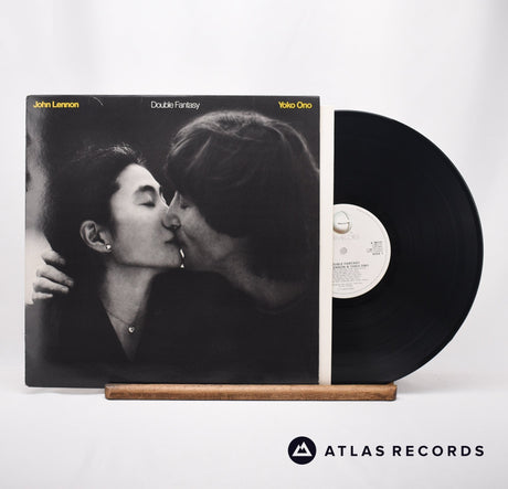 John Lennon & Yoko Ono Double Fantasy LP Vinyl Record - Front Cover & Record