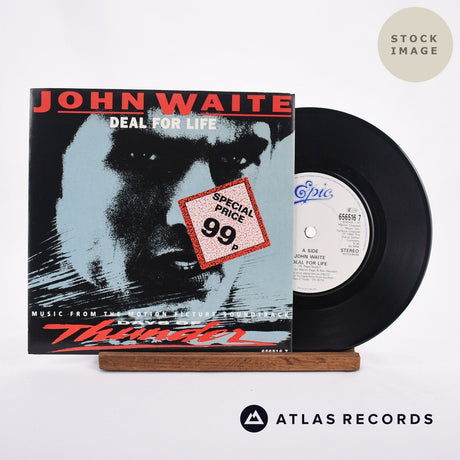 John Waite Deal For Life 1983 Vinyl Record - Sleeve & Record Side-By-Side