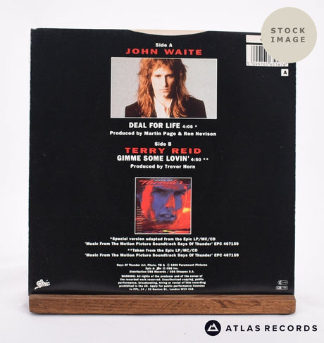 John Waite Deal For Life 1983 Vinyl Record - Reverse Of Sleeve