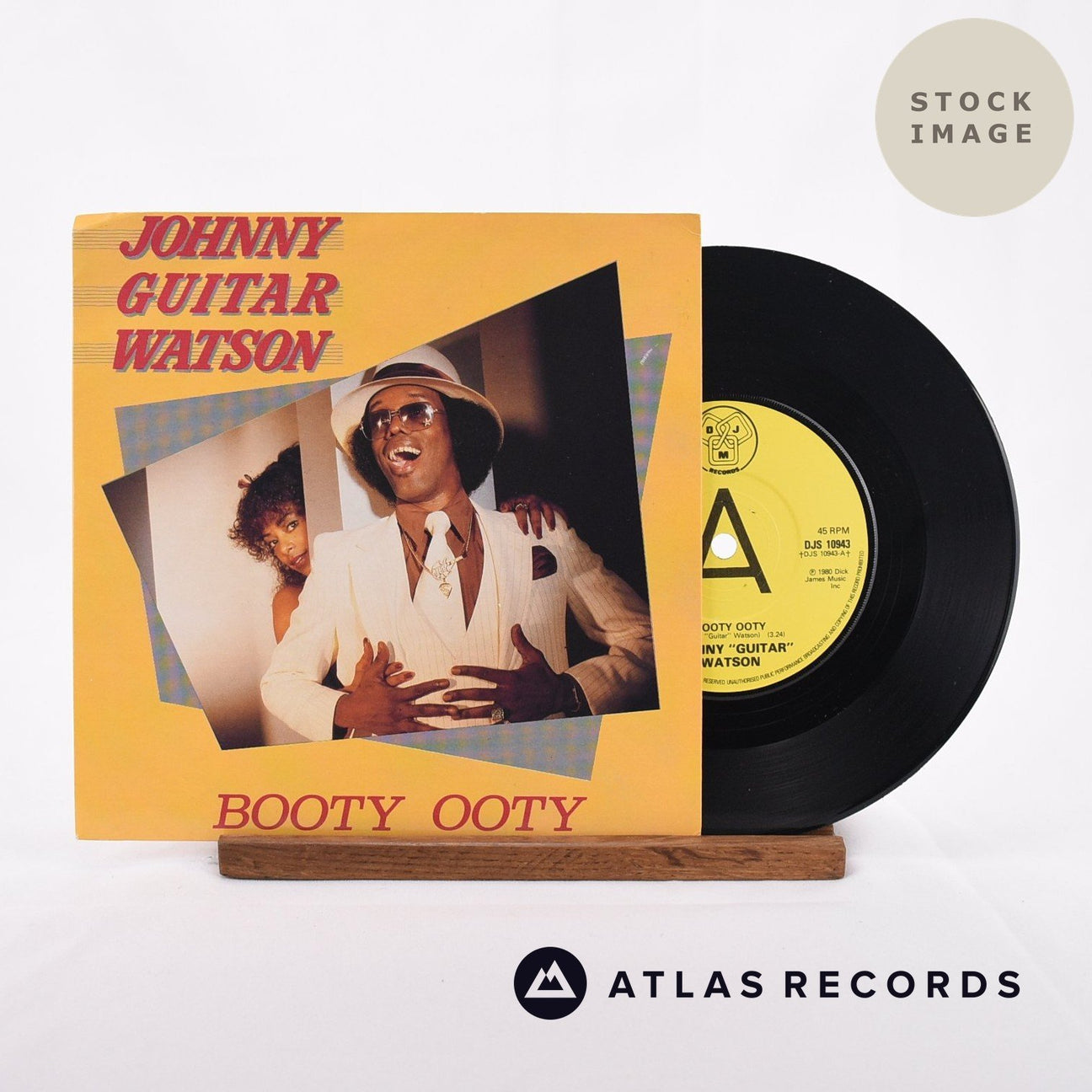 Johnny Guitar Watson Booty Ooty Vinyl Record - Sleeve & Record Side-By-Side