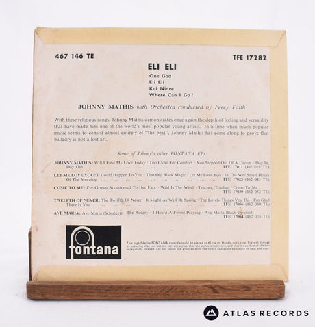 Johnny Mathis - Eli Eli - 7" EP Vinyl Record - VG+/VG