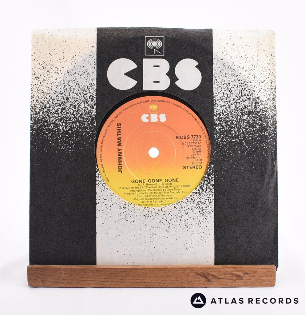 Johnny Mathis Gone, Gone, Gone 7" Vinyl Record - In Sleeve