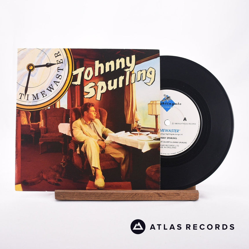 Johnny Spurling Timewaster 7" Vinyl Record - Front Cover & Record