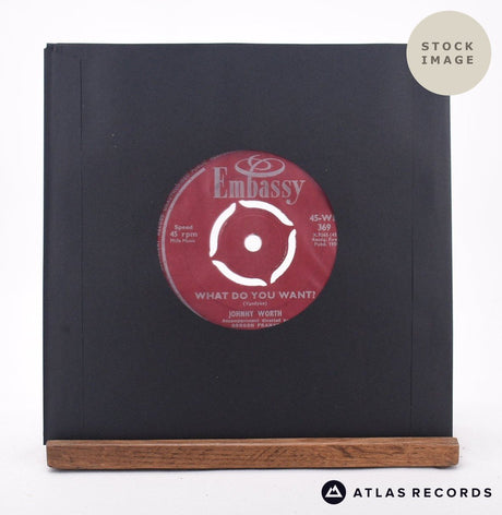 Johnny Worth Oh! Carol 7" Vinyl Record - Reverse Of Sleeve