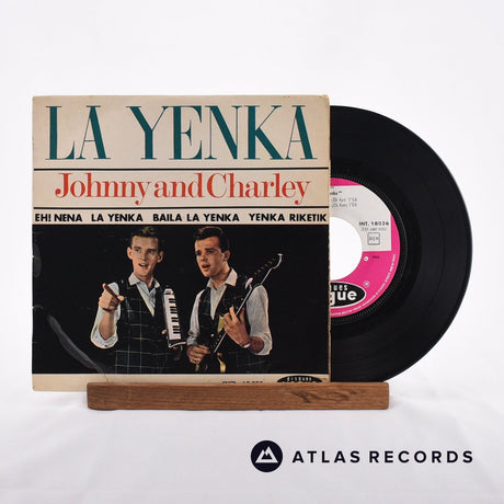 Johnny & Charley La Yenka 7" Vinyl Record - Front Cover & Record