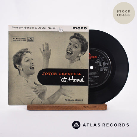 Joyce Grenfell Joyce Grenfell At Home 1958 Vinyl Record - Sleeve & Record Side-By-Side