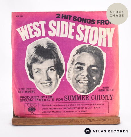 Julie Andrews 2 Hit Songs From West Side Story 7" Vinyl Record - Reverse Of Sleeve