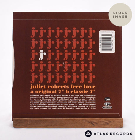 Juliet Roberts Free Love Vinyl Record - Reverse Of Sleeve