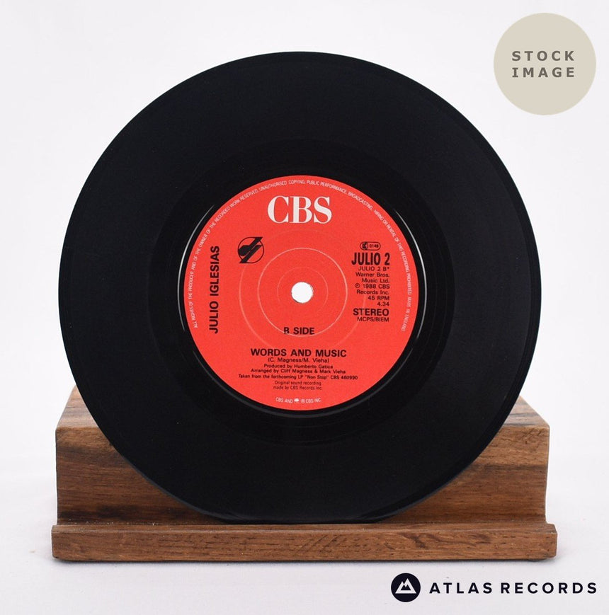Julio Iglesias My Love Vinyl Record - Record B Side
