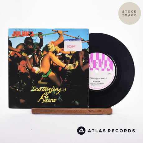 Juluka Scatterlings Of Africa 7" Vinyl Record - Sleeve & Record Side-By-Side