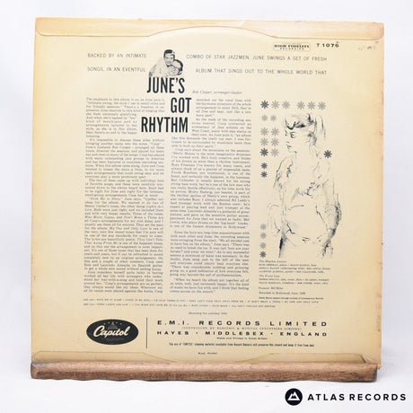 June Christy - June's Got Rhythm - LP Vinyl Record - VG+/VG+