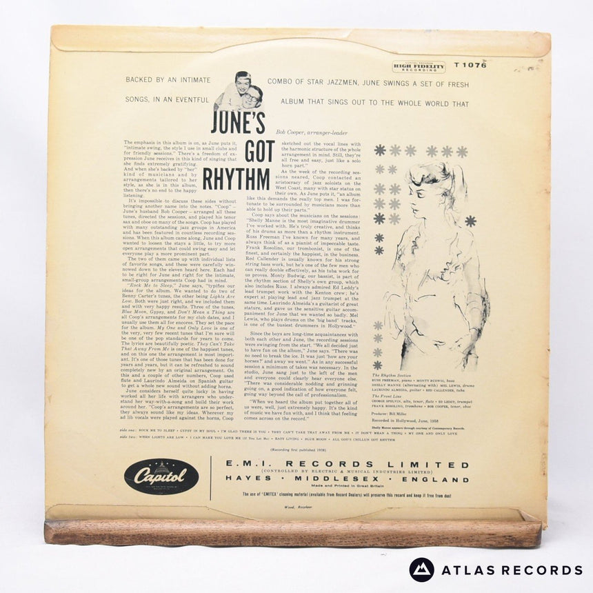 June Christy - June's Got Rhythm - LP Vinyl Record - VG+/VG+