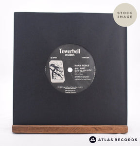 Kara Noble All I Want 7" Vinyl Record - Sleeve & Record Side-By-Side