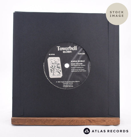 Kara Noble All I Want 7" Vinyl Record - Reverse Of Sleeve