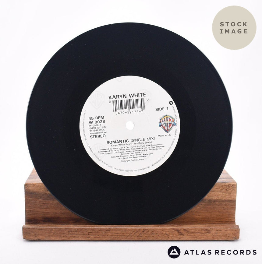 Karyn White Romantic 7" Vinyl Record - Record A Side