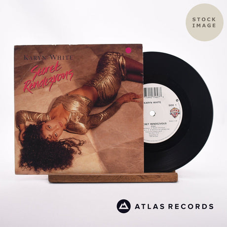 Karyn White Secret Rendezvous 7" Vinyl Record - Sleeve & Record Side-By-Side