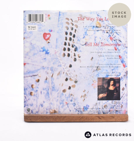 Karyn White The Way You Love Me 7" Vinyl Record - Reverse Of Sleeve
