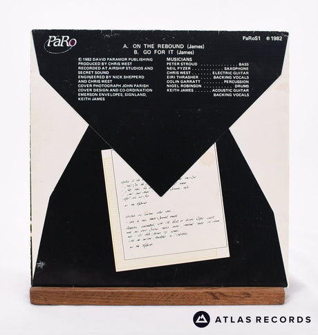 Keith James - On The Rebound - 7" Vinyl Record - VG+/VG+