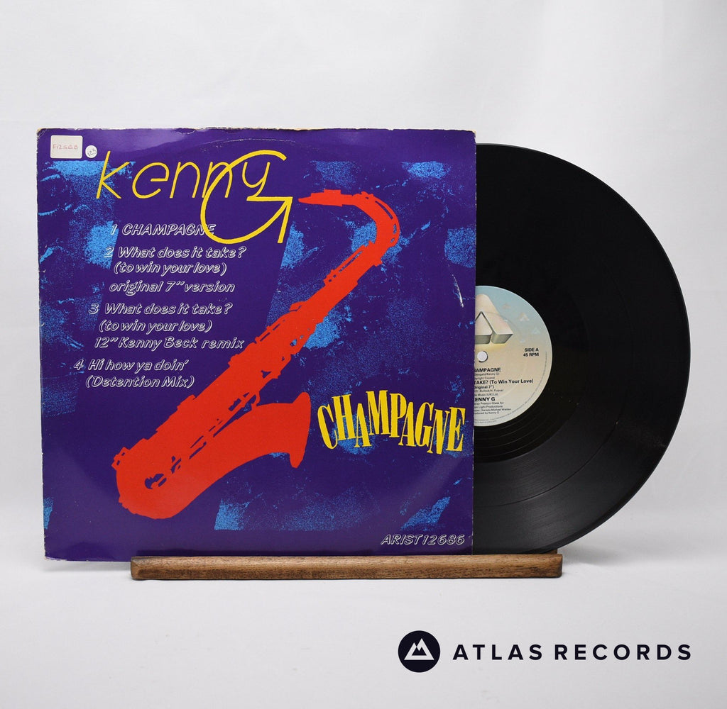 Kenny G Champagne 12" Vinyl Record - Front Cover & Record