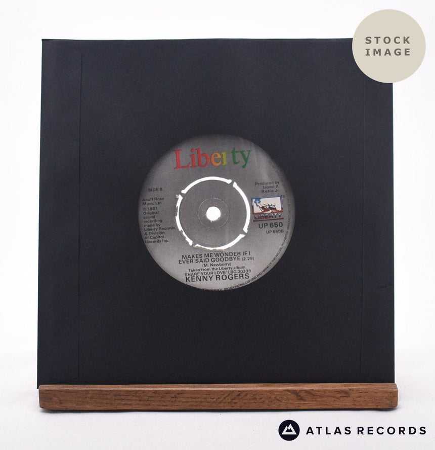 Kenny Rogers The Long Arm Of The Law 7" Vinyl Record - Reverse Of Sleeve