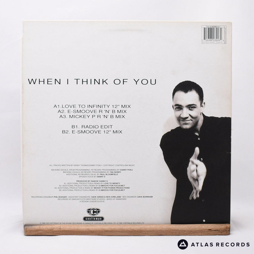 Kenny Thomas - When I Think Of You - 12" Vinyl Record - EX/EX