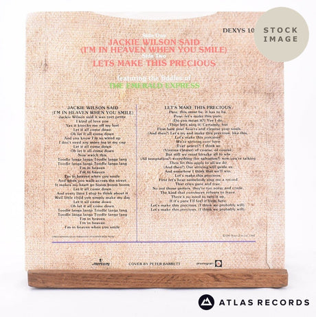 Kevin Rowland Jackie Wilson Said 7" Vinyl Record - Reverse Of Sleeve