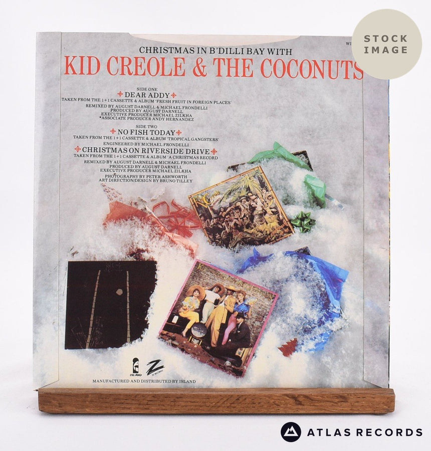 Kid Creole And The Coconuts Christmas In B'Dilli Bay Vinyl Record - Reverse Of Sleeve